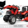 FALK Traktor Case na Pedały z Łyżką i Przyczepką Czerwony od 3 Lat - 005