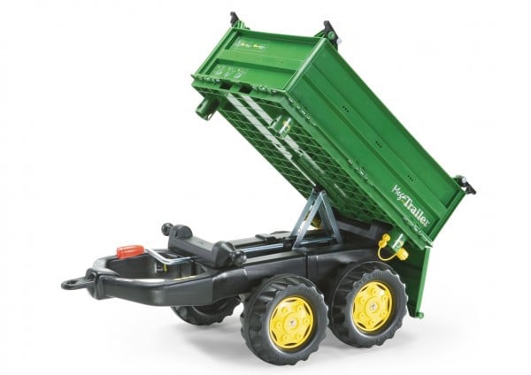 Rolly Toys Przyczepa wywrotka RollyMega Trailer Zielona - 002