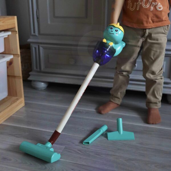 WOOPIE Interaktywny Odkurzacz Dino 3w1 Funkcja Ssania Światło Dźwięk - 004