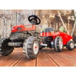 WOOPIE Traktor na Pedały Farmer GoTrac MAXI z Przyczepą Ciche Koła - 003