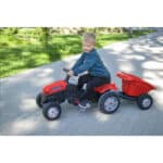 WOOPIE Traktor na Pedały Farmer GoTrac MAXI z Przyczepą Ciche Koła - 005