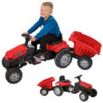 WOOPIE Traktor na Pedały Farmer GoTrac MAXI z Przyczepą Ciche Koła - 014