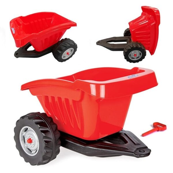 Przyczepka ACTIVE TRAILER Wywrotka Czerwona do GoTrac MaxTrac - WOOPIE - 007