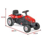 WOOPIE Traktor na Pedały Farmer GoTrac Ciągnik Ciche Koła - 014