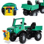 Rolly Toys RollyUnimog Forst  Mercedes-Benz  Wyciągarka - Ciężarówka Samochód na Pedały - 001