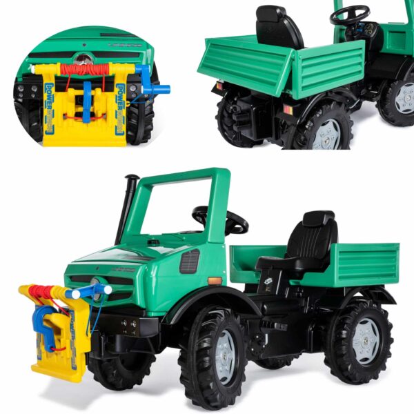 Rolly Toys RollyUnimog Forst  Mercedes-Benz  Wyciągarka - Ciężarówka Samochód na Pedały - 012