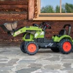 FALK Traktor Claas Zielony na Pedały z Przyczepą + Klakson od 2 Lat. - 003