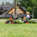 FALK Traktor Claas Zielony na Pedały z Przyczepą + Klakson od 2 Lat. - 006
