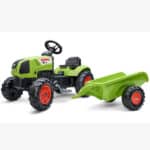 FALK Traktor Claas Zielony na Pedały z Przyczepą + Klakson od 2 Lat. - 009
