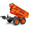 FALK Traktorek Kubota Pomarańczowy z Przyczepką od 3 Lat - 009