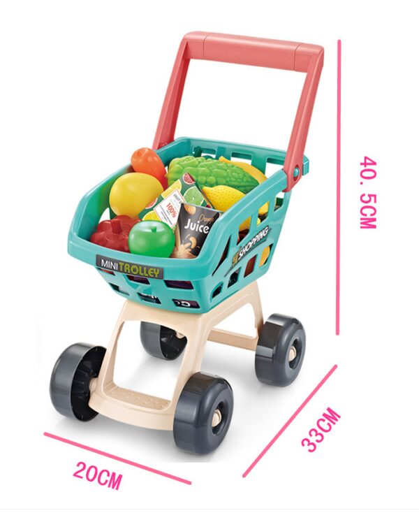 WOOPIE Sklep Supermarket i Wózek Koszyk Sklepowy Kasa Waga Skaner 47 akc - 005