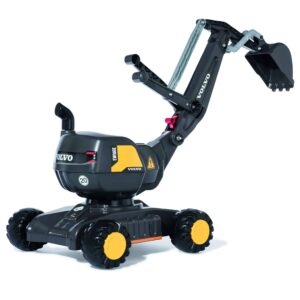 Rolly Toys Volvo rollyDigger Koparka Samobieżna – Jeździk obrotowy czarny