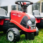 FALK Jeździk Traktorek Baby Case IH Ride-On Czerwony z Przyczepką + akc. od 12 miesięcy - 003
