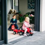 FALK Jeździk Traktorek Baby Case IH Ride-On Czerwony z Przyczepką + akc. od 12 miesięcy - 005