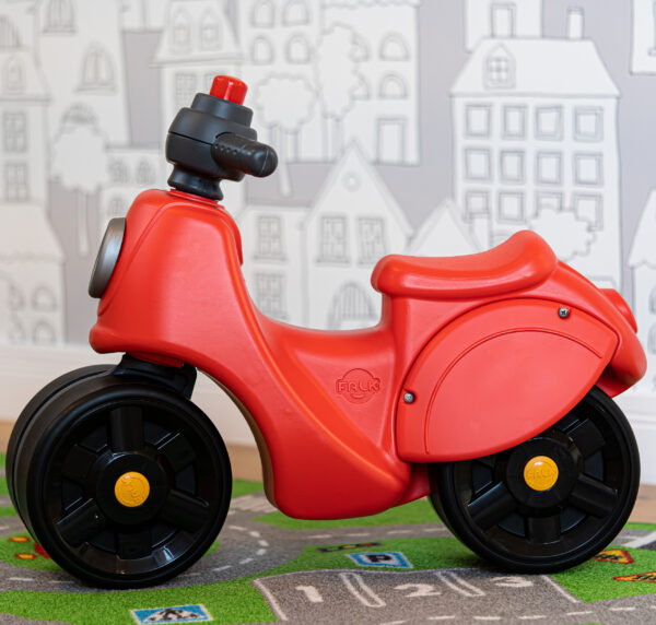 FALK  Jeździk Scooter Strada Scooter Czerwony Ciche Opony od 1 Roku - 009