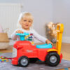 FALK Maurice Traktorek Jeździk Czerwony Pchacz Odpychacz Schowek od 1 roku - 004