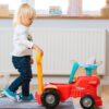FALK Maurice Traktorek Jeździk Czerwony Pchacz Odpychacz Schowek od 1 roku - 005