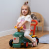 FALK Maurice Traktorek Jeździk Zielony Pchacz Odpychacz Schowek od 1 roku - 002