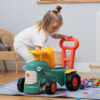 FALK Maurice Traktorek Jeździk Zielony Pchacz Odpychacz Schowek od 1 roku - 005