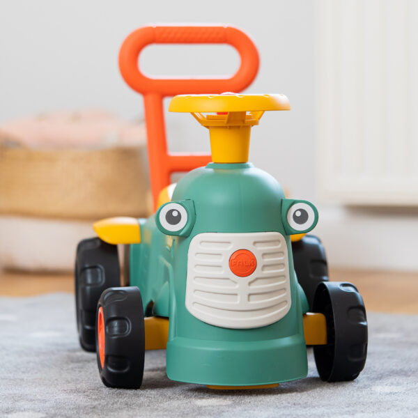FALK Maurice Traktorek Jeździk Zielony Pchacz Odpychacz Schowek od 1 roku - 009