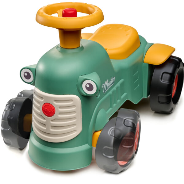 FALK Maurice Traktorek Jeździk Zielony Pchacz Odpychacz Schowek od 1 roku - 016