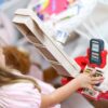 Duży sklep supermarket dla dzieci wózek kasa 48 akc. - Woopie - 015