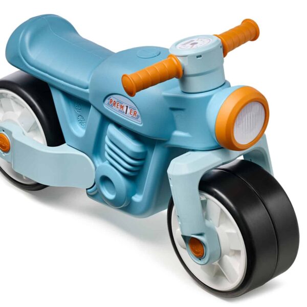FALK Jeździk Biegowy Ciche Koła Motor Prem1er Retro Niebieski 1+ - 003