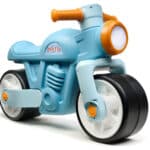 FALK Jeździk Biegowy Ciche Koła Motor Prem1er Retro Niebieski 1+ - 005