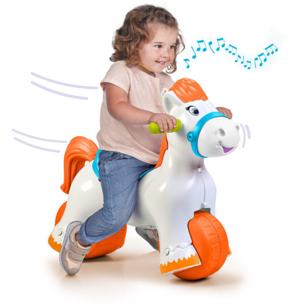 FEBER Interaktywny Bujany Konik 2w1 – Jeździk Biegowy - 005