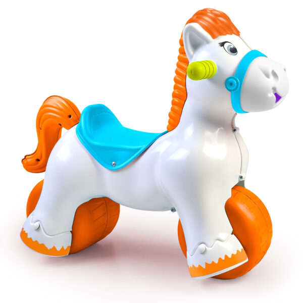 FEBER Interaktywny Bujany Konik 2w1 – Jeździk Biegowy - 006