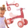 WOOPIE Rowerek Biegowy Różowy Jeździk Czterokołowy - 001