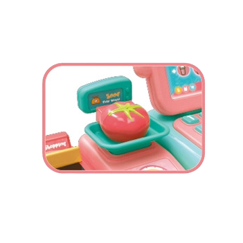 WOOPIE Kasa Sklepowa Dla Dzieci Skaner Waga Mikrofon + 24 Akc. - 015