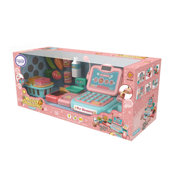 WOOPIE Kasa Sklepowa Dla Dzieci Skaner Waga Mikrofon + 24 Akc. - 016