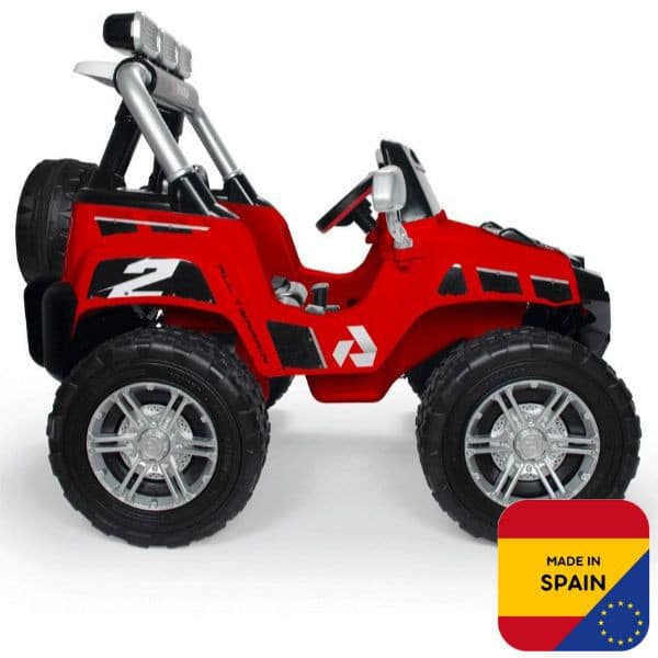INJUSA Samochód Na Akumulator 24V Monster Dwuosobowy LED - 009