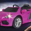 FEBER Lamborghini Aventador Pink samochód elektryczny 6V 3+ - 004