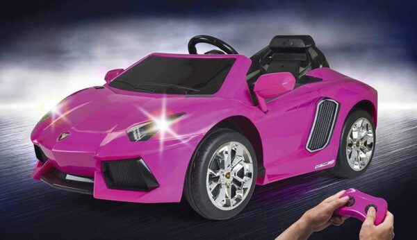 FEBER Lamborghini Aventador Pink samochód elektryczny 6V 3+ - 004
