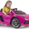 FEBER Lamborghini Aventador Pink samochód elektryczny 6V 3+ - 005