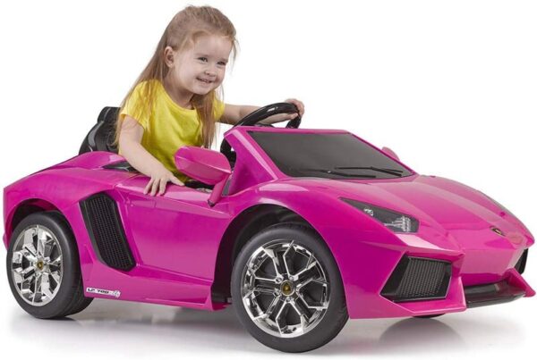 FEBER Lamborghini Aventador Pink samochód elektryczny 6V 3+ - 005