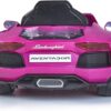 FEBER Lamborghini Aventador Pink samochód elektryczny 6V 3+ - 006