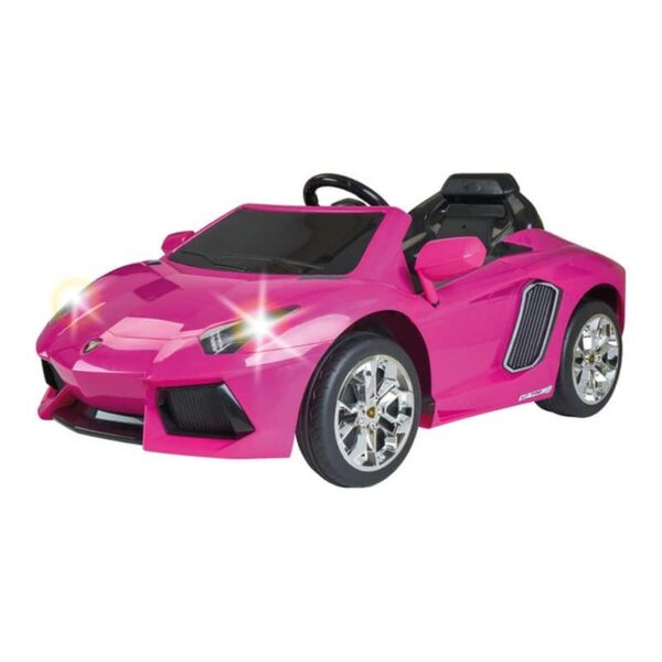 FEBER Lamborghini Aventador Pink samochód elektryczny 6V 3+ - 007