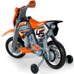 FEBER Motocykl Cross Pomarańczowy na Akumulator 6V dla Dzieci - 003