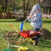 Taczka dla dzieci czerwona metalowa Rolly Toys - 004