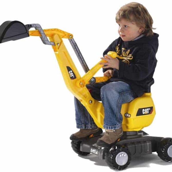 Rolly Toys RollyDigger CAT - Koparka Jeździk obrotowa Żółta - 003