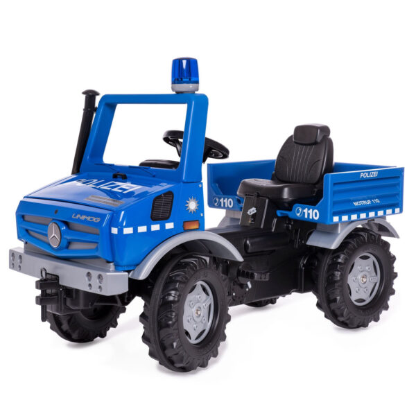 Rolly Toys RolliUnimog Mercedes-Benz Policja - Ciężarówka Samochód na pedały - 001