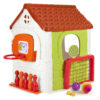FEBER Dom Aktywności Wielofunkcyjny Domek  6 w 1 z Dołączonymi Grami - 004