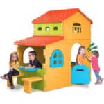 FEBER Domek Ogrodowy Super Villa ze Stolikiem Krzesłami Duży - 001