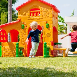 FEBER Domek Ogrodowy Super Villa ze Stolikiem Krzesłami Duży - 004