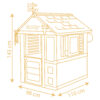 SMOBY Domek Ogrodowy 4 Pory Roku - 007