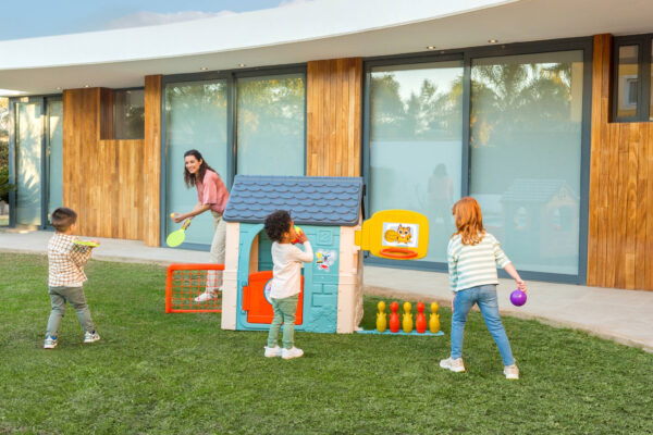 FEBER Dom Aktywności Casual Wielofunkcyjny 6 w 1 z Dołączonymi Grami - 008