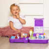 Lodziarnia sklepik kuchnia 3w1 walizka 62 elementy 3+ - WOOPIE - 002